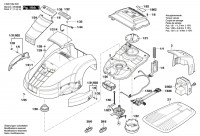 Bosch 3 600 HA2 302 Indego 1100 Connect Autonomous Lawnmower 230 V / Eu Spare Parts